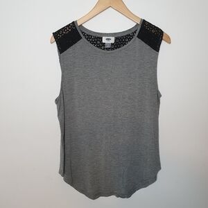 Old Navy Grey Top Size L